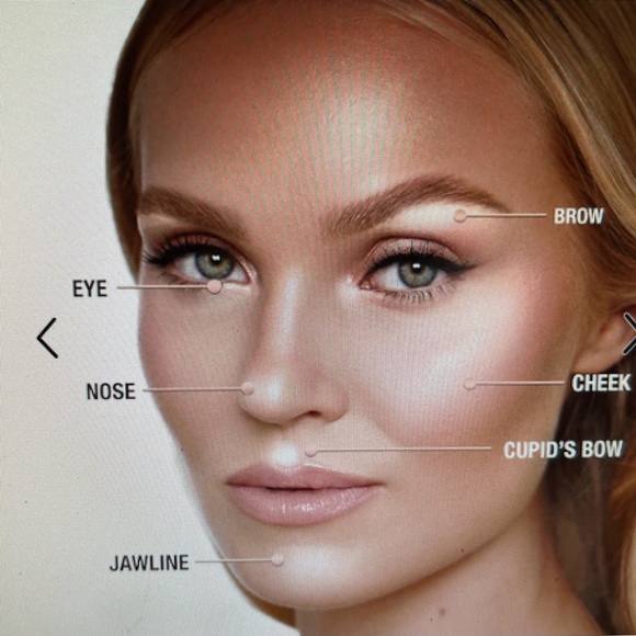 CHARLOTTE TILBURY GLOW GLIDE DACE ARCHITECT HIGHLIGHTER IN PILLOW TALK GLOW. NWT - Picture 3 of 3